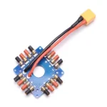 ESC Power Distribution Board Soldered XT60 Plug & 3.5mm Banana Bullet Connectors For 250mm Multicopter FPV