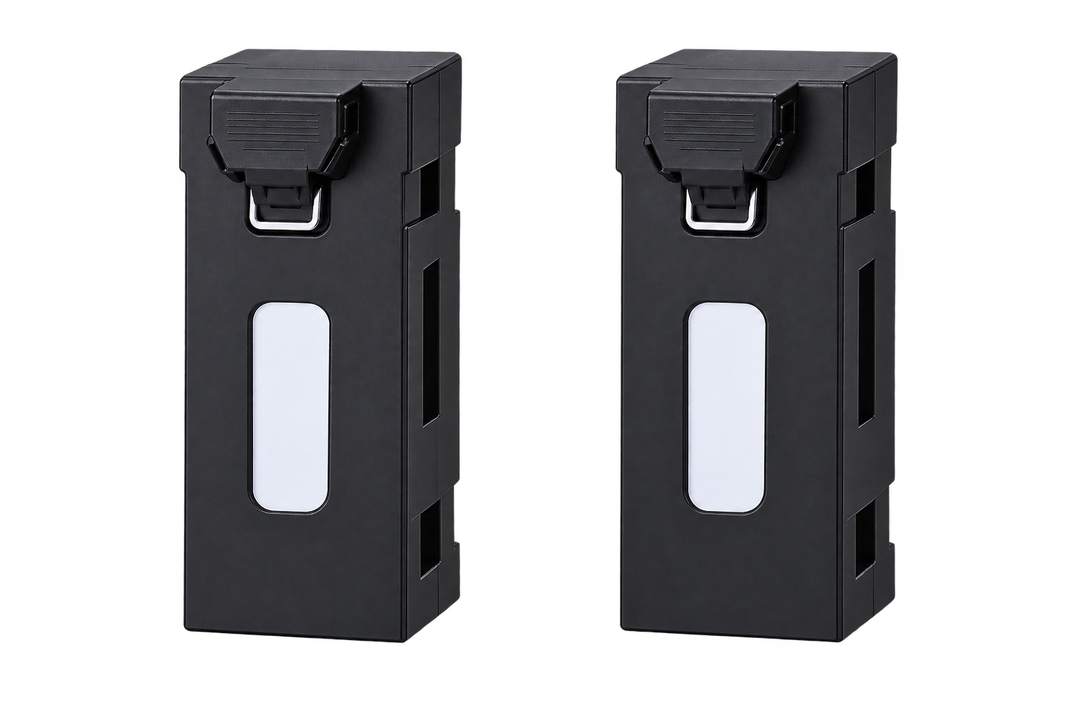 Black modular rechargeable lithium batteries for RC Dual Camera Drone