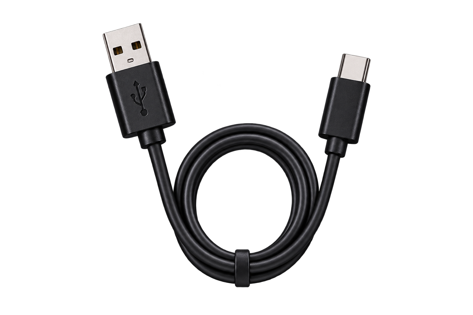 Black USB charging cable for RC dual camera drone battery