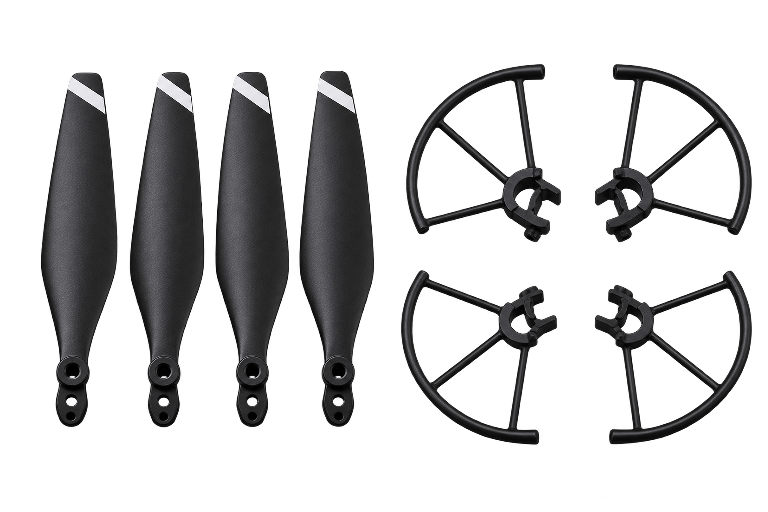 Spare propellers and blade protection guards for RC Dual Camera Drone